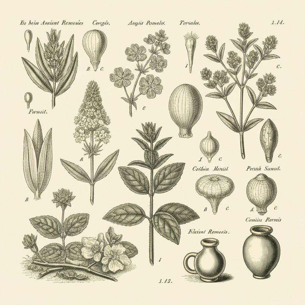 Klassisk botanisk illustration